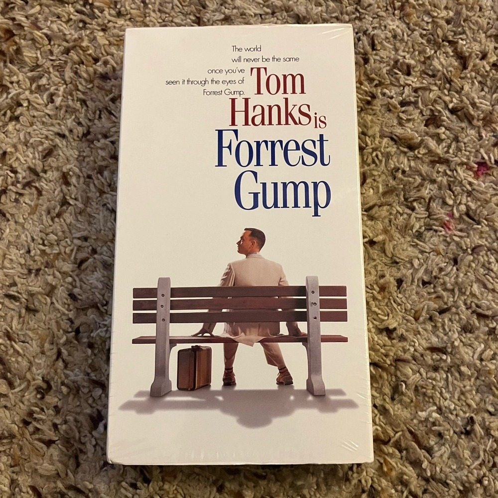 Forrest Gump,‎ starring Tom Hanks VHS tape 1994 *Like New*